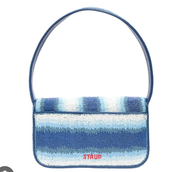 LIKE NEW STAUD Tommy Beaded Bag, Ride the Wave - Picture 3 of 9